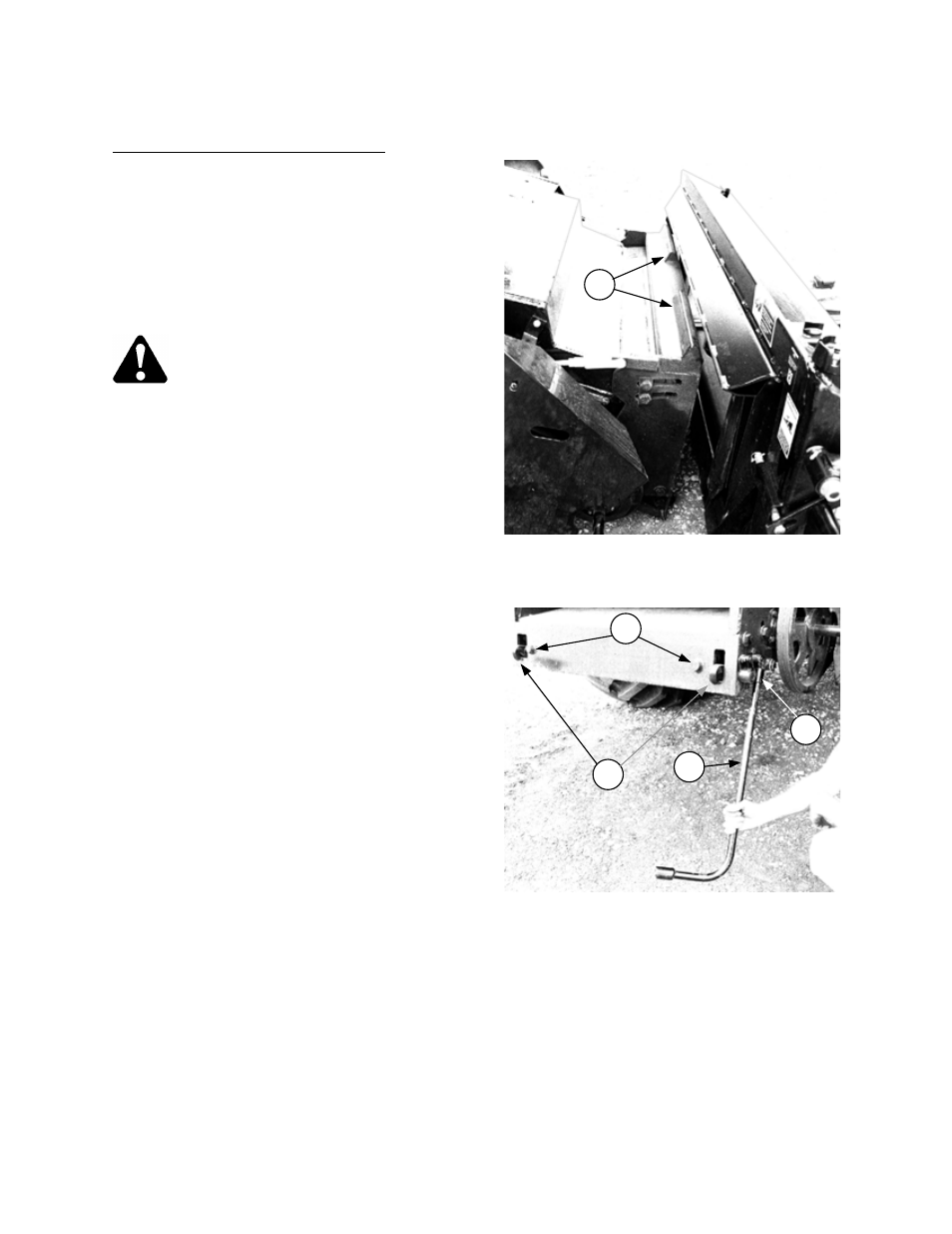 Adapter mounting instructions for gleaner combines | MacDon 871 Combine Adapter User Manual | Page 50 / 68