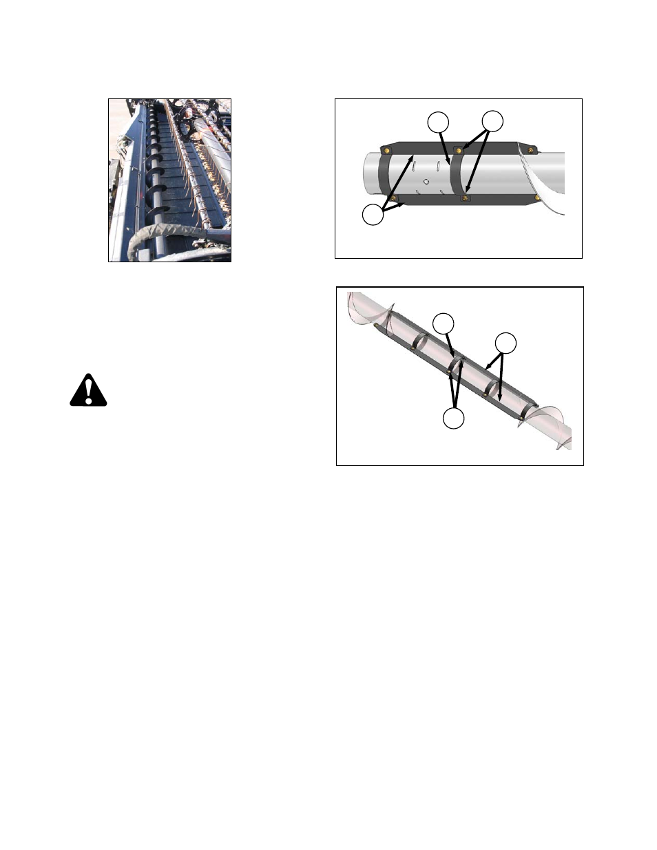 Warning | MacDon FD70 for Combine Operators User Manual | Page 116 / 246