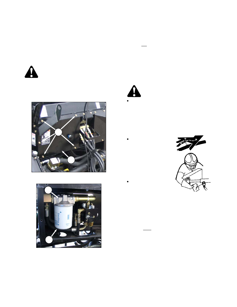 Caution, Warning | MacDon FD70 for Combine Operators User Manual | Page 154 / 246