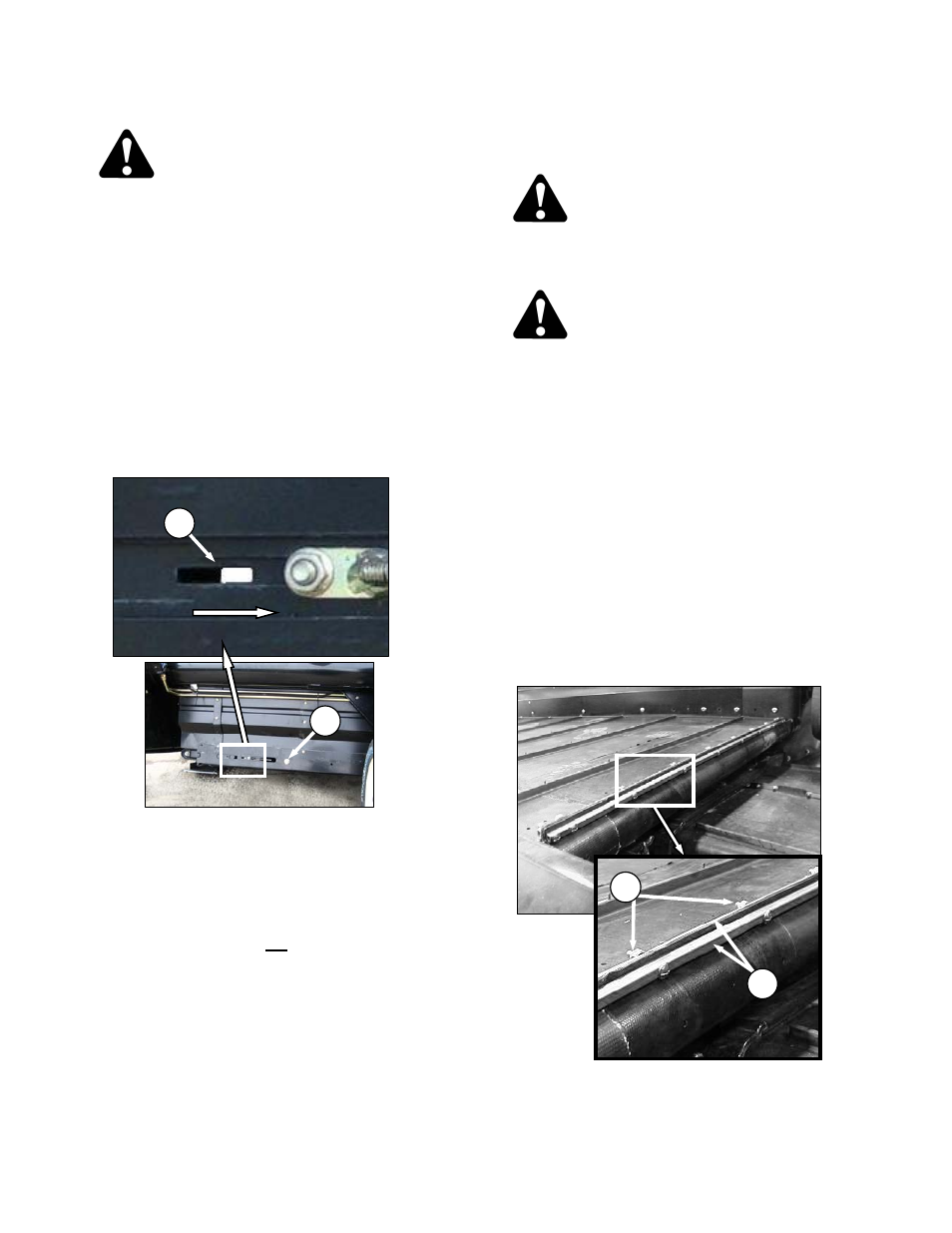 Caution, Danger | MacDon FD70 for Combine Operators User Manual | Page 186 / 246