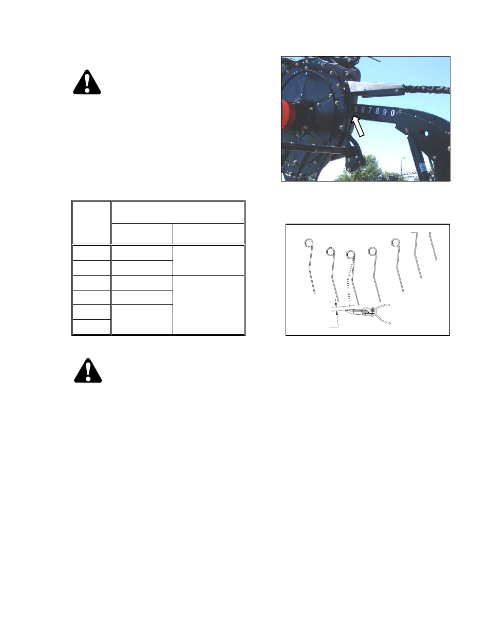 Caution, Danger | MacDon FD70 for Combine Operators User Manual | Page 193 / 246