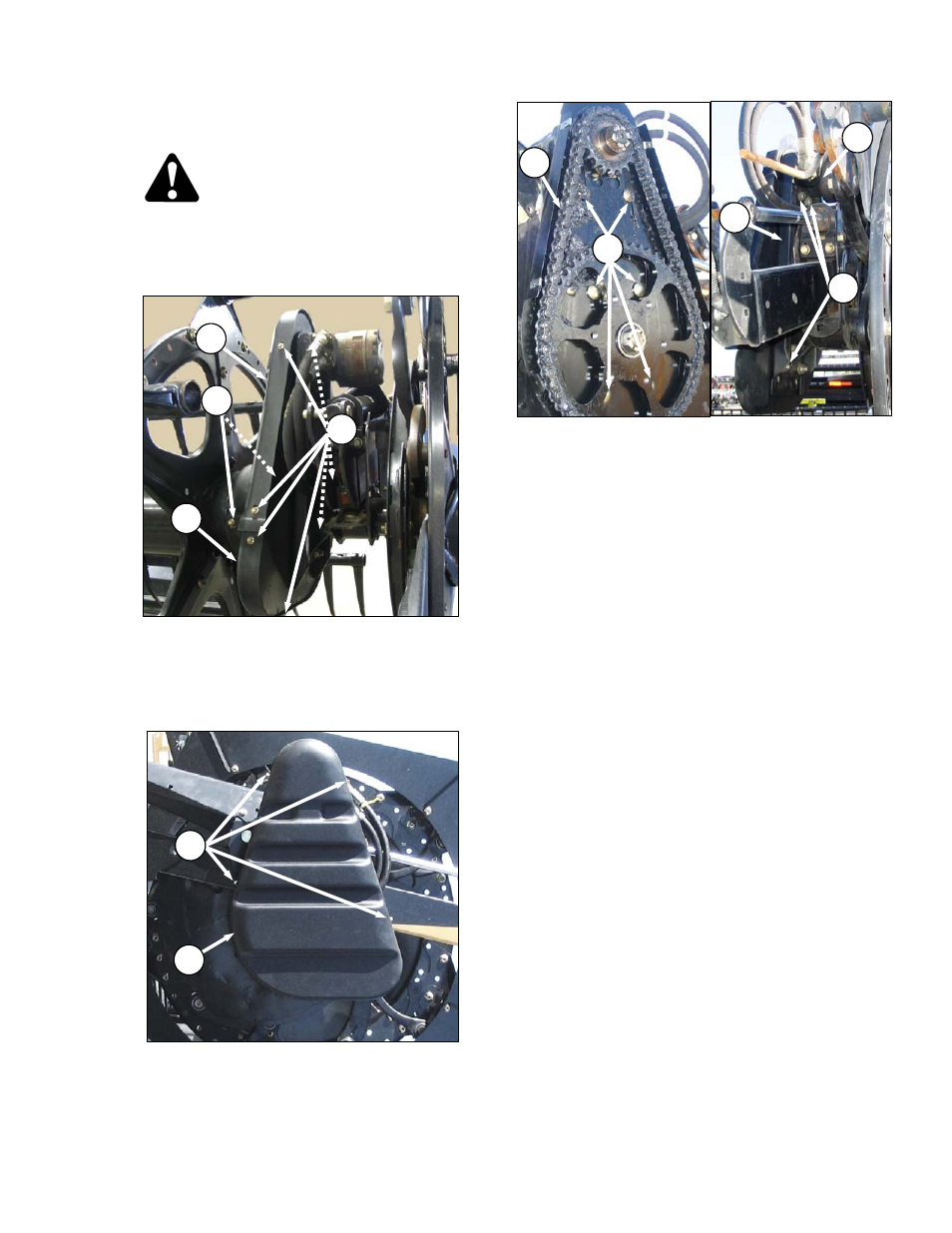 Danger | MacDon FD70 for Combine Operators User Manual | Page 197 / 246