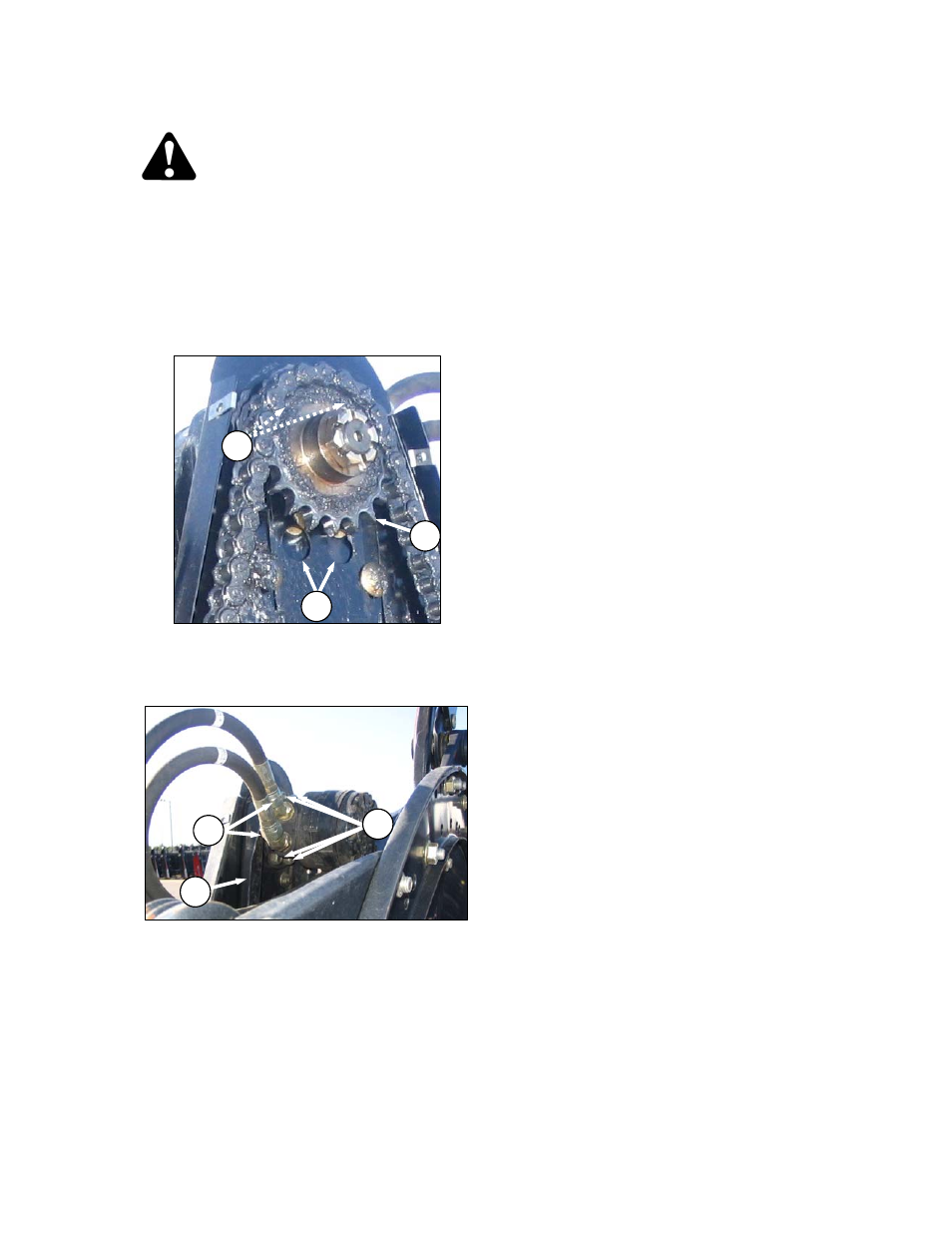 Danger | MacDon FD70 for Combine Operators User Manual | Page 205 / 246