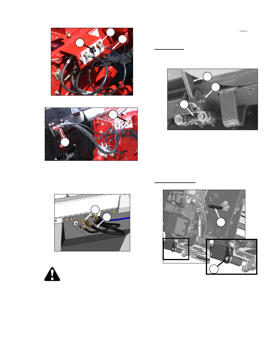 Warning | MacDon FD70 for Combine Operators User Manual | Page 41 / 246