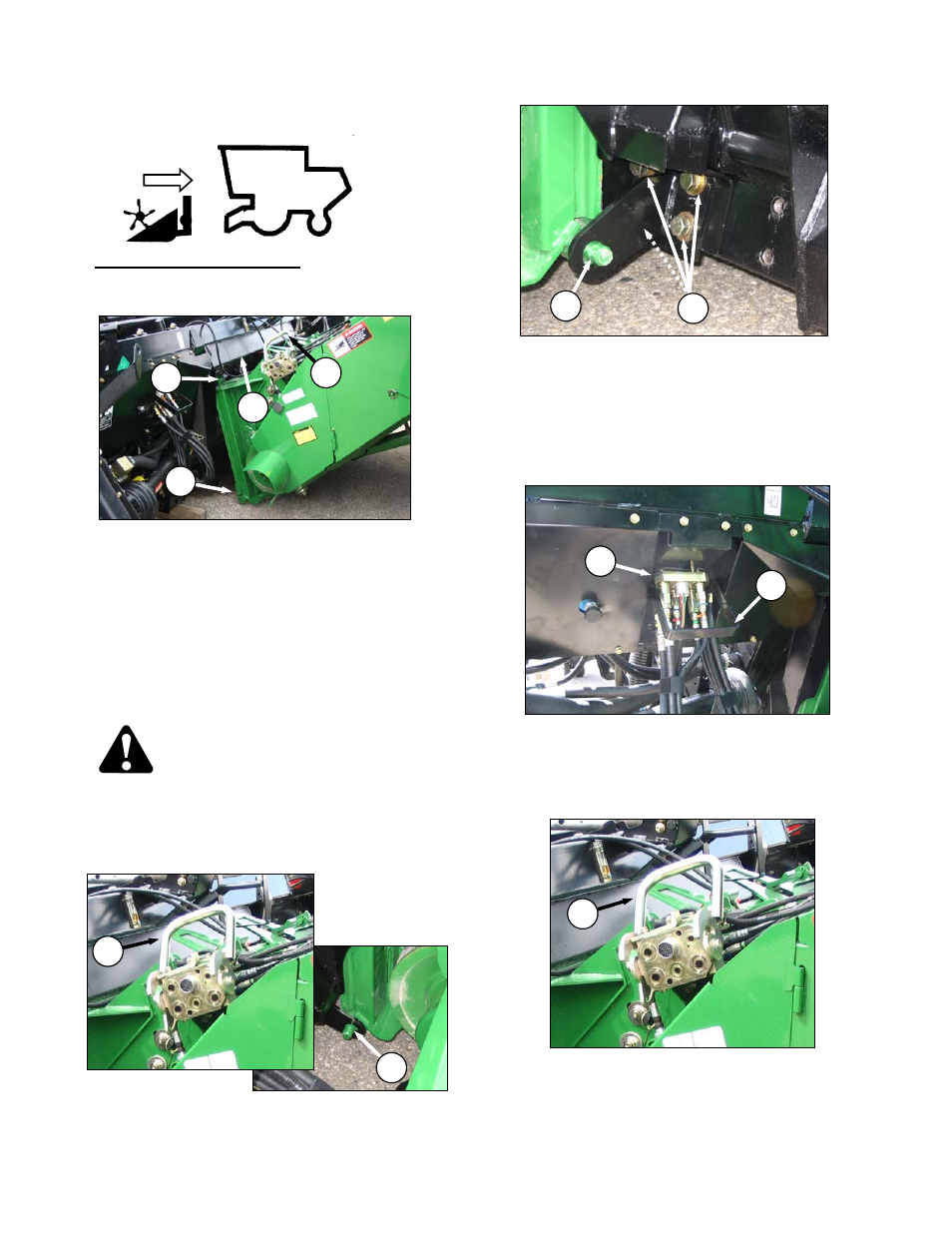 Caution | MacDon FD70 for Combine Operators User Manual | Page 42 / 246