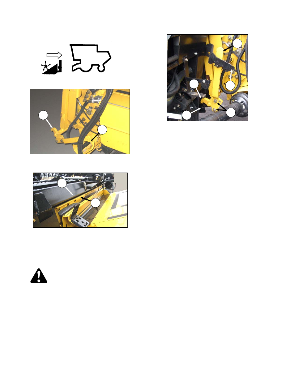 Caution | MacDon FD70 for Combine Operators User Manual | Page 56 / 246