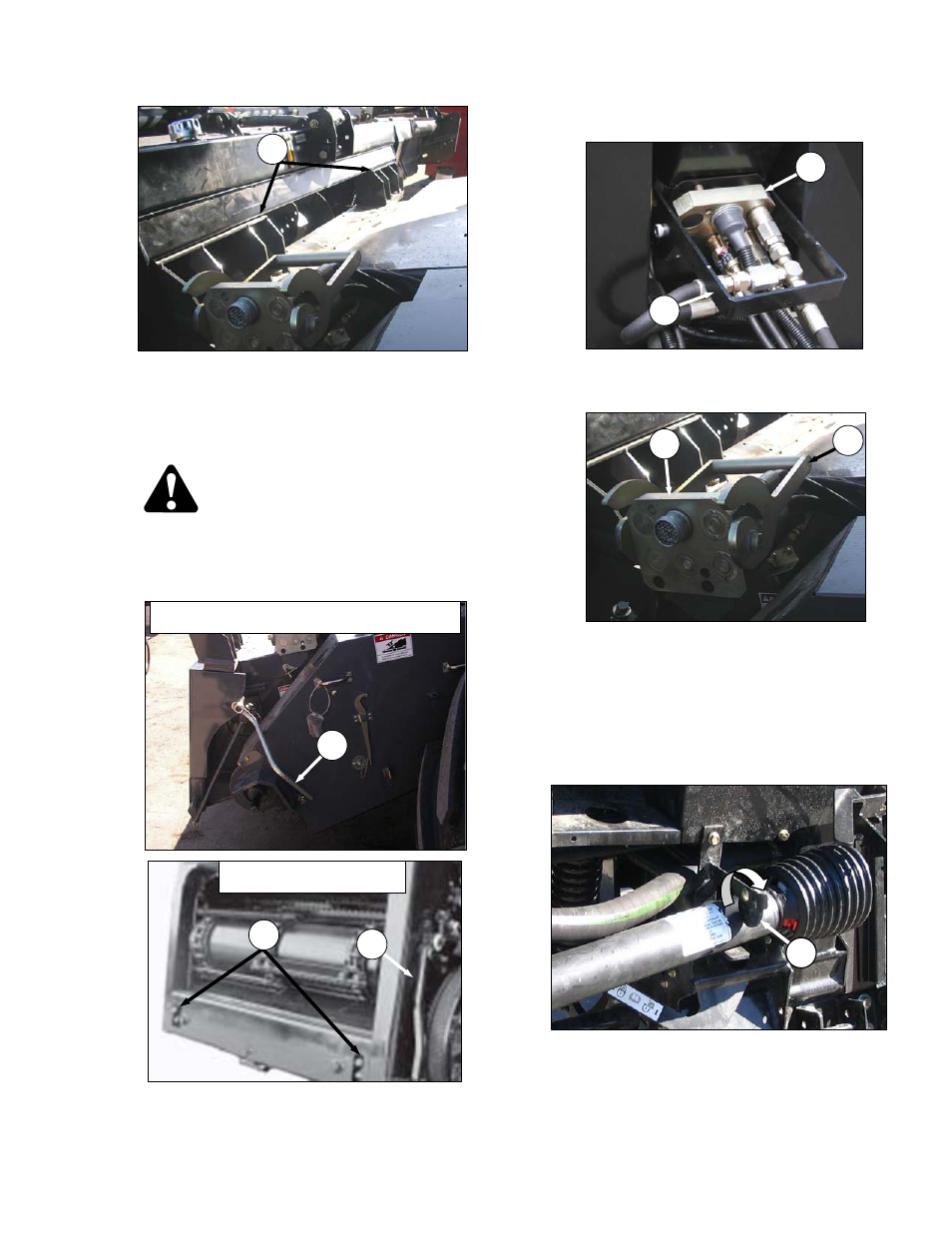 Caution | MacDon FD70 for Combine Operators User Manual | Page 61 / 246