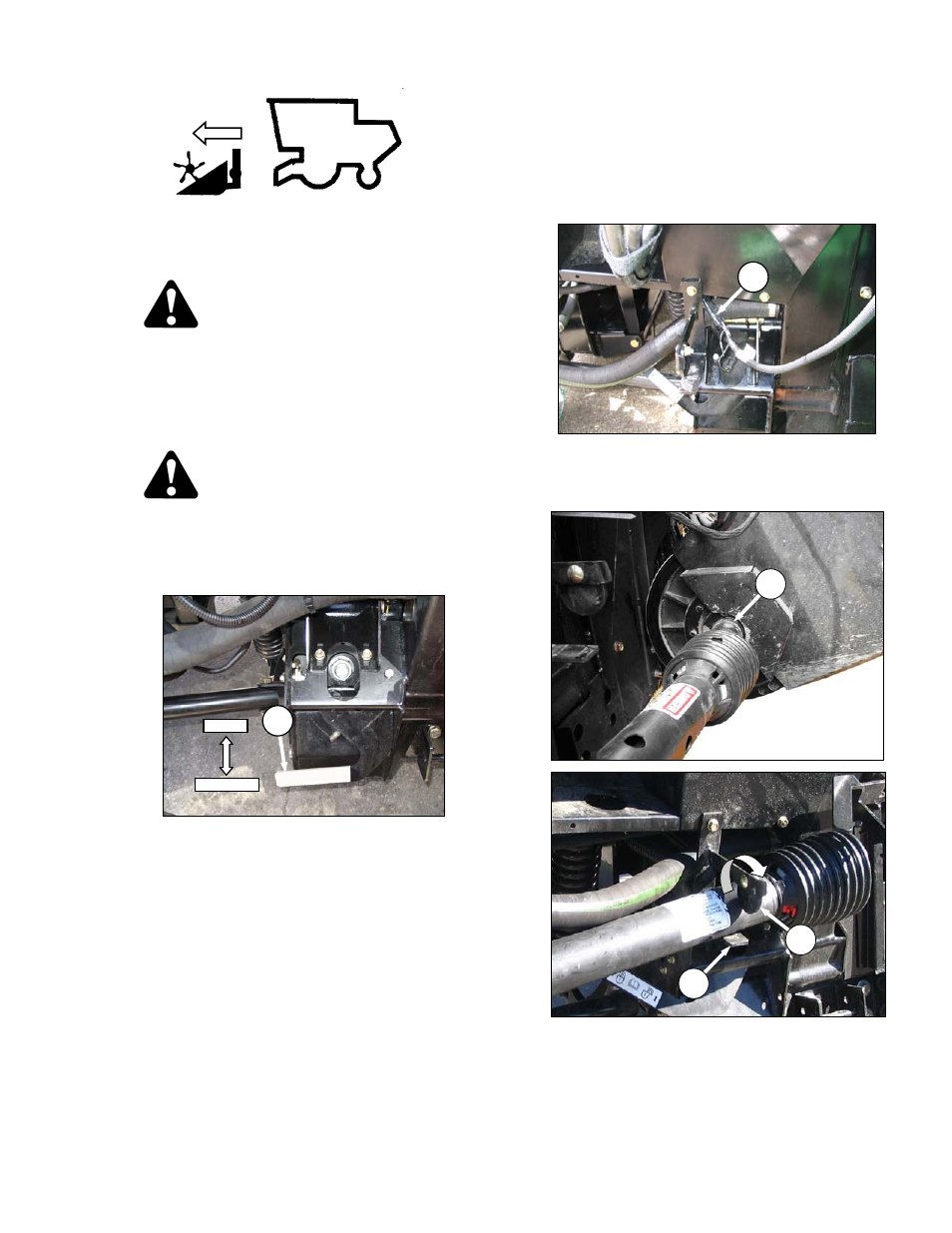 Danger, Caution | MacDon FD70 for Combine Operators User Manual | Page 63 / 246