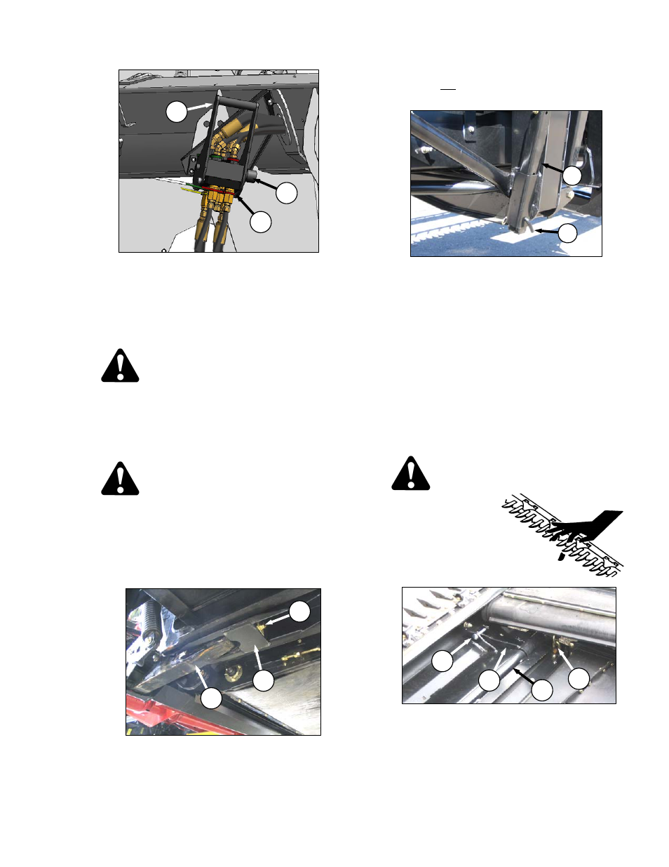 Caution, Danger, Warning | MacDon FD70 for Combine Operators User Manual | Page 79 / 246