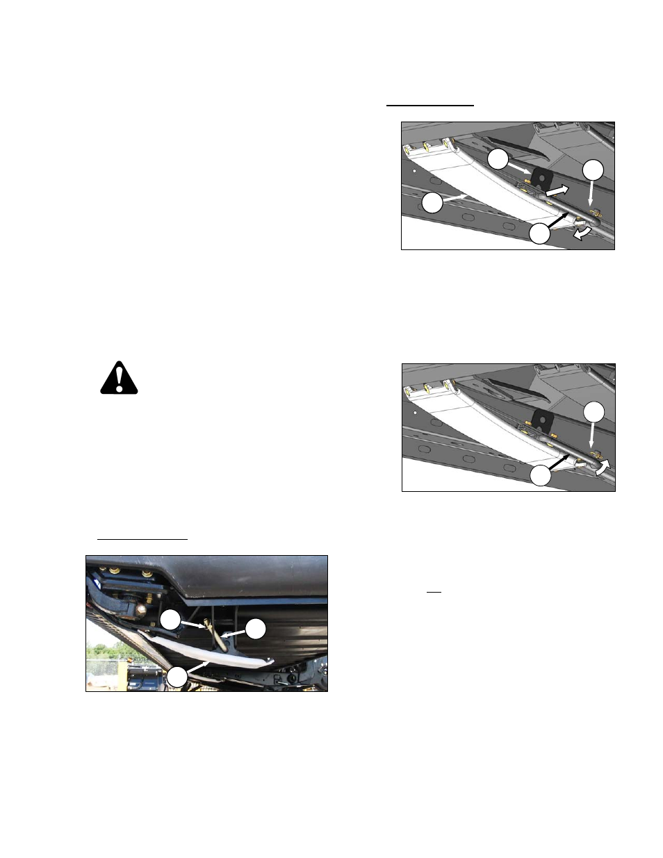 Danger | MacDon FD70 for Combine Operators User Manual | Page 93 / 246