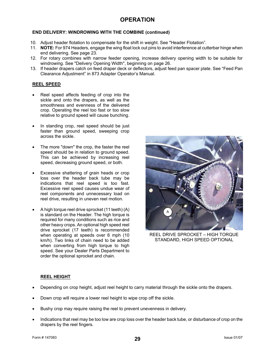 Operation | MacDon 974 FlexDraper User Manual | Page 31 / 95