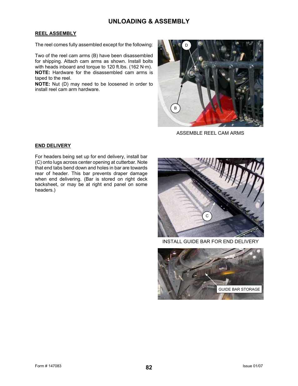 Unloading & assembly | MacDon 974 FlexDraper User Manual | Page 84 / 95
