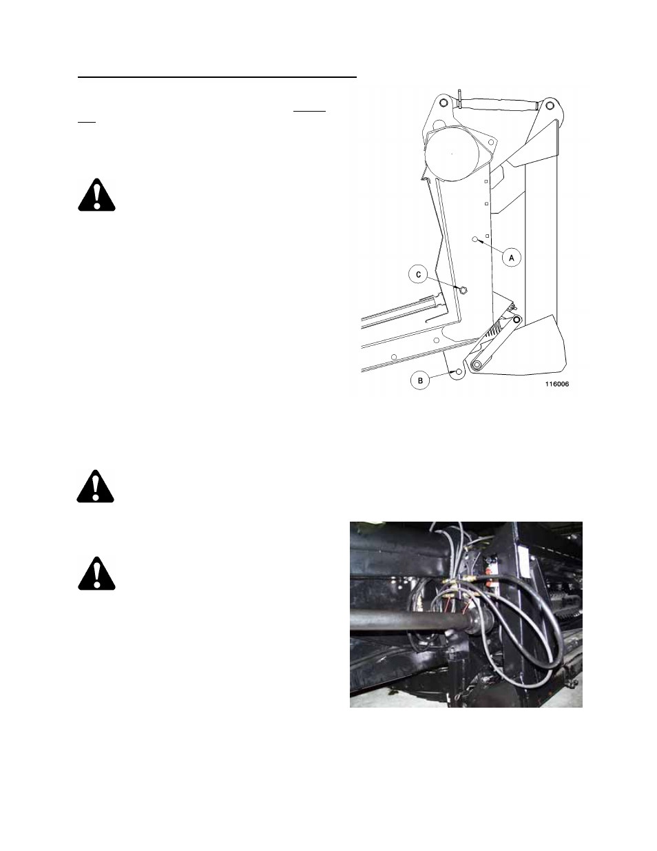 Header attaching & detaching | MacDon 872 Combine Adapter User Manual | Page 12 / 72