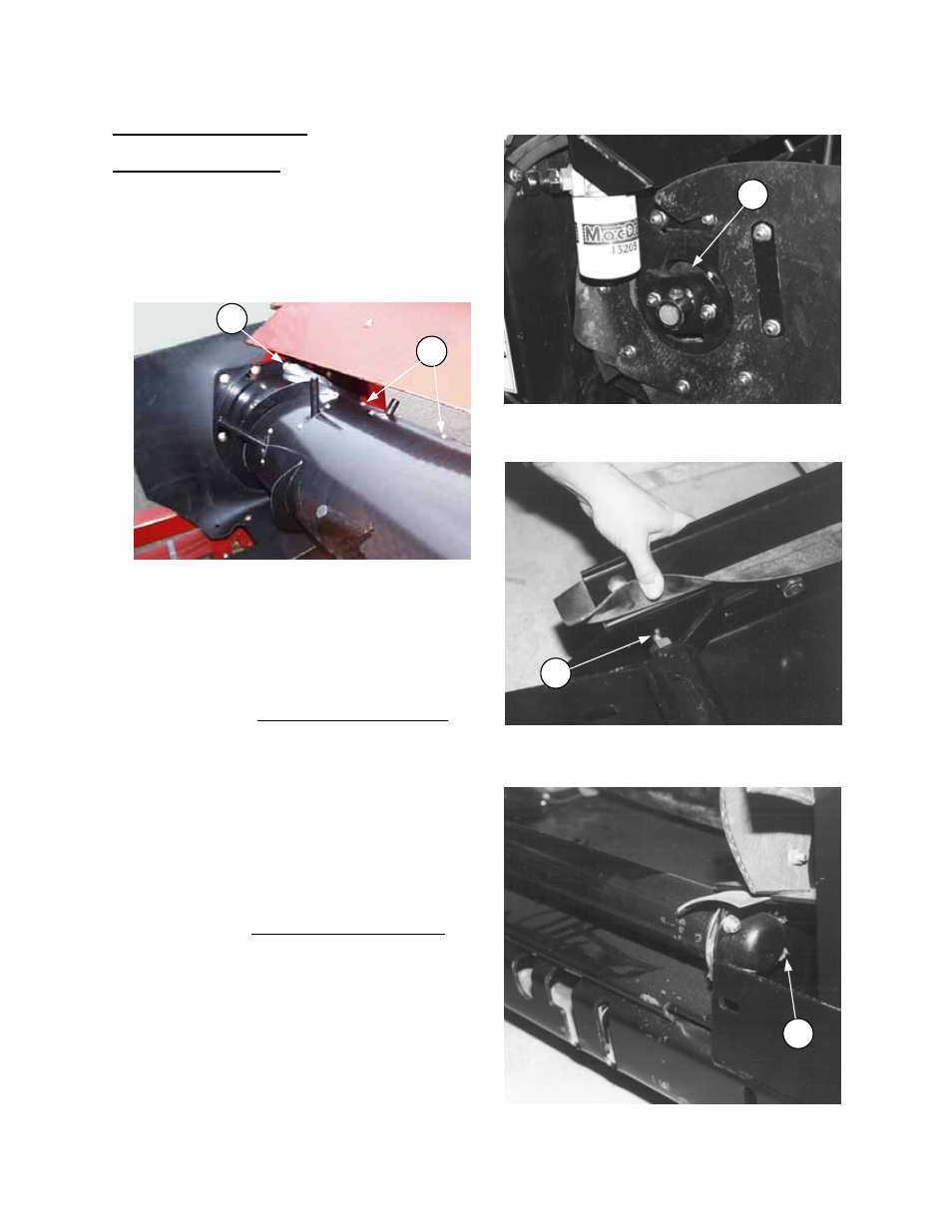 Maintenance/service | MacDon 872 Combine Adapter User Manual | Page 20 / 72