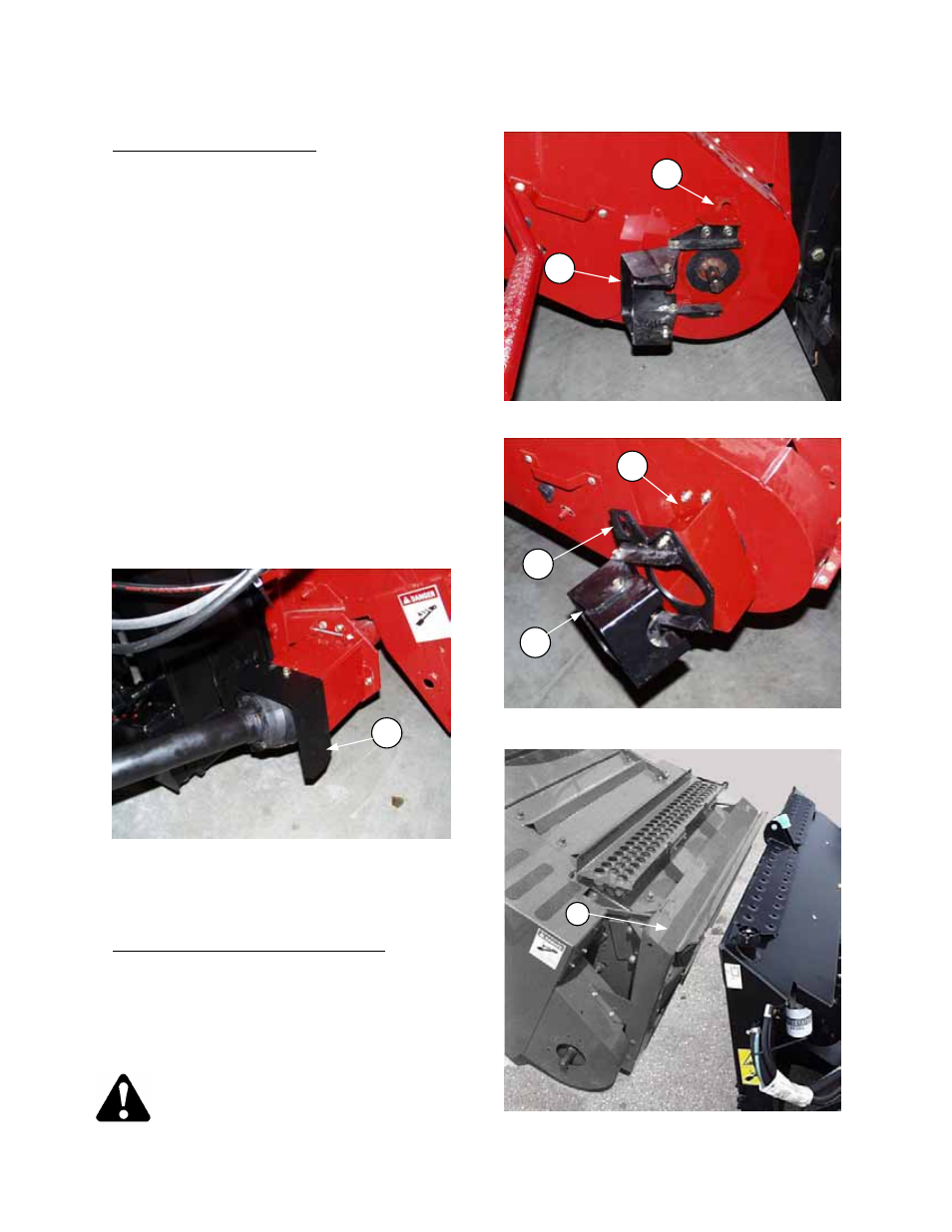 Adapter mounting instructions for case ih combines | MacDon 872 Combine Adapter User Manual | Page 46 / 72