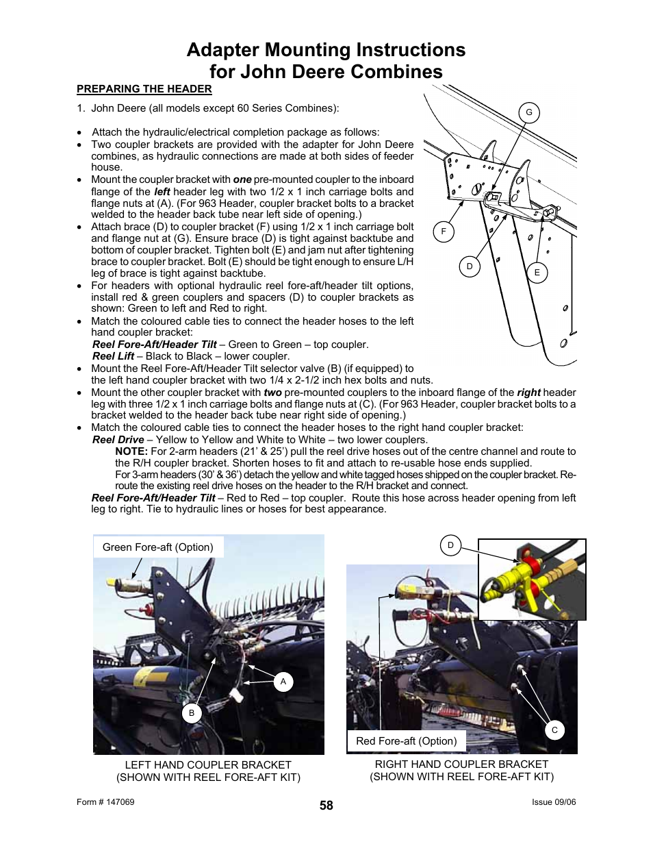 MacDon 873 Combine Adapter User Manual | Page 60 / 91