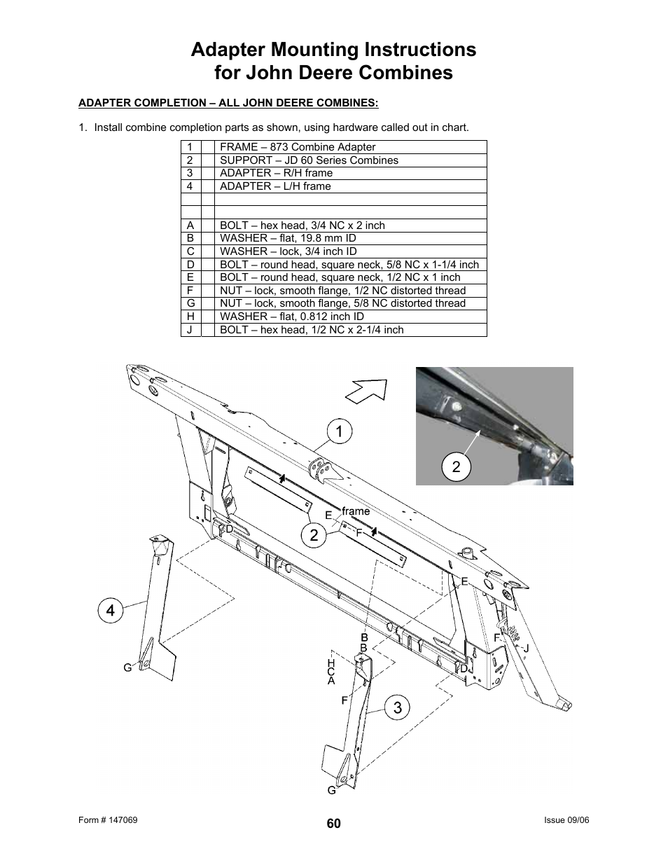 MacDon 873 Combine Adapter User Manual | Page 62 / 91