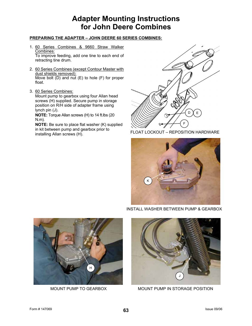 MacDon 873 Combine Adapter User Manual | Page 65 / 91