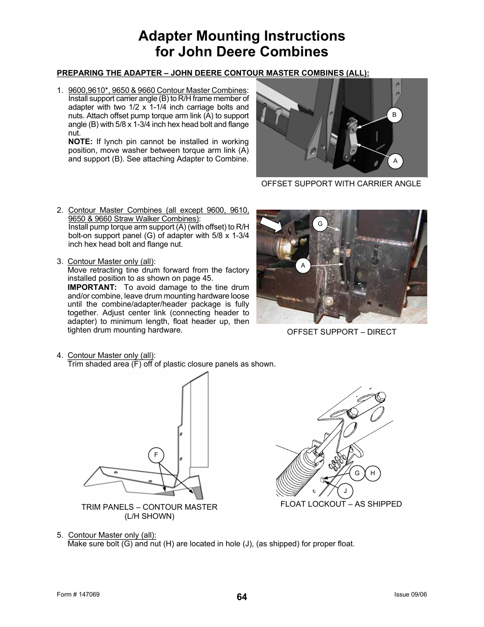 MacDon 873 Combine Adapter User Manual | Page 66 / 91