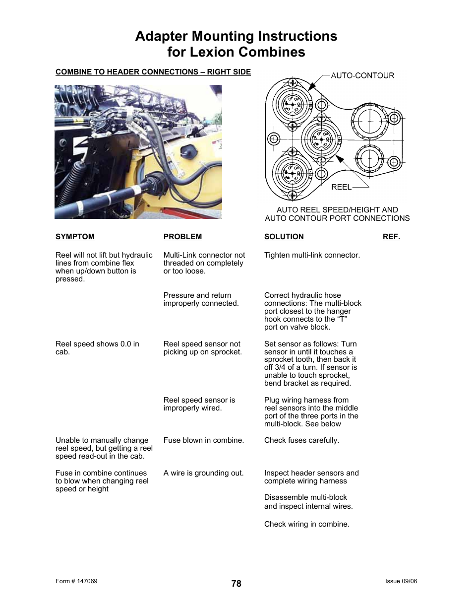 Adapter mounting instructions for lexion combines | MacDon 873 Combine Adapter User Manual | Page 80 / 91