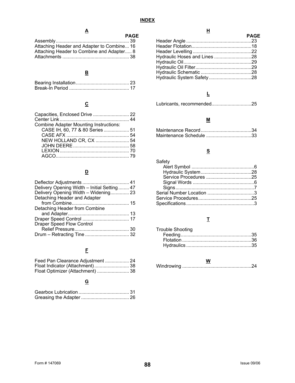 MacDon 873 Combine Adapter User Manual | Page 90 / 91