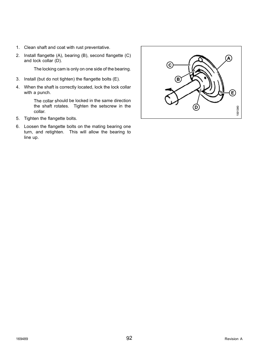 3sealed bearing, Sealed bearing, 3 sealed bearing | MacDon PW8 Pick-Up Header User Manual | Page 100 / 196