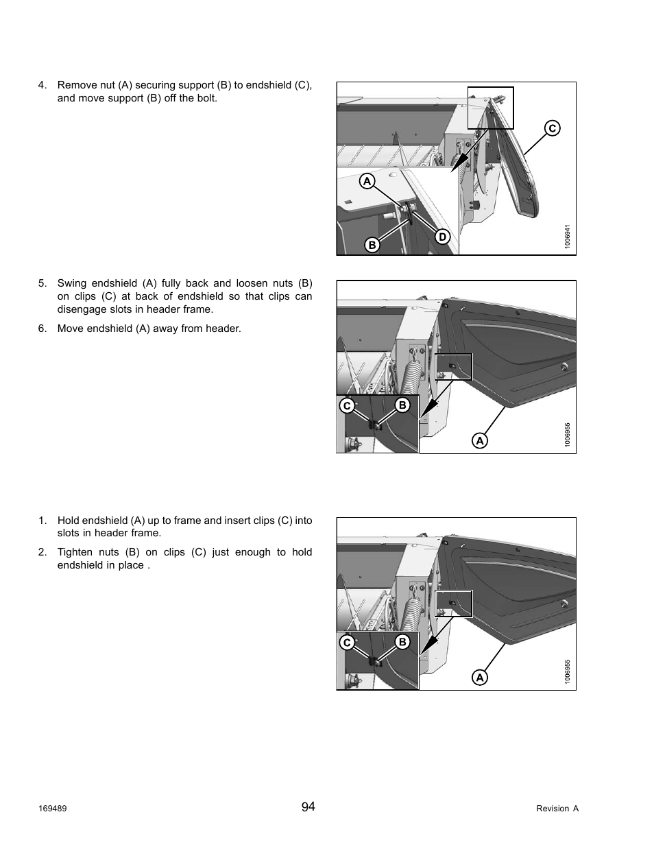 2installing lh endshield, Installing lh endshield, 2 installing lh endshield | MacDon PW8 Pick-Up Header User Manual | Page 102 / 196