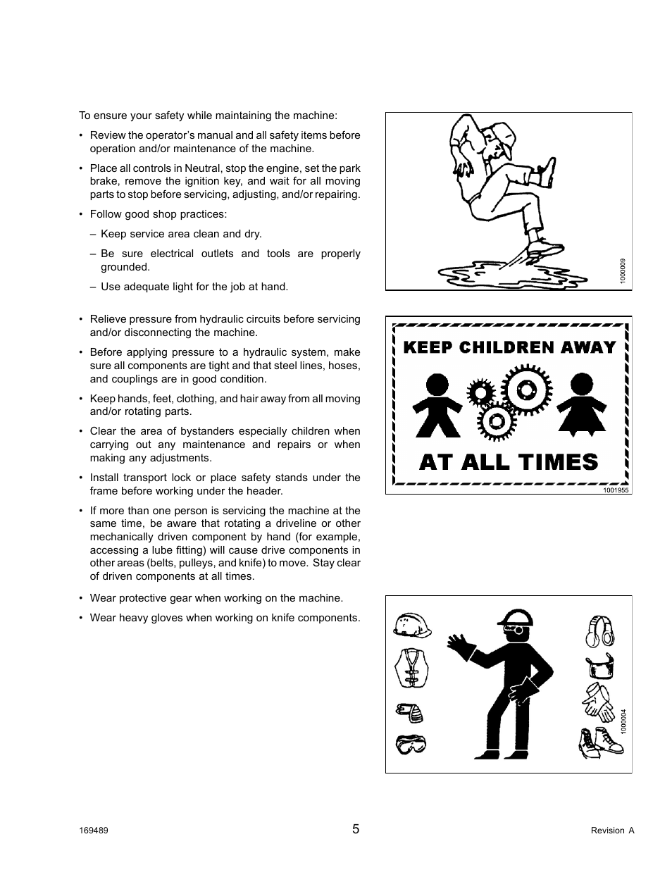 4maintenance safety, Maintenance safety, 4 maintenance safety | MacDon PW8 Pick-Up Header User Manual | Page 13 / 196