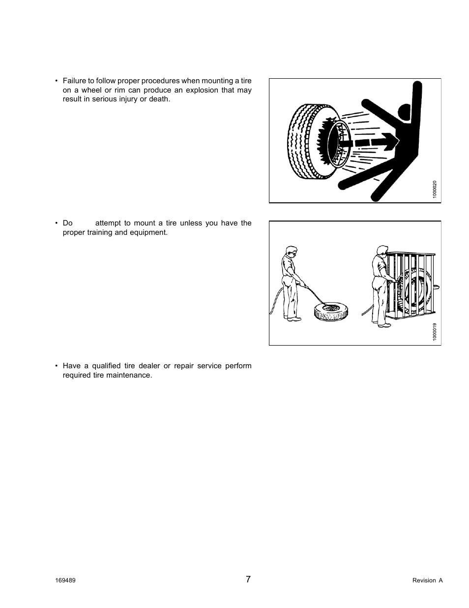 6tire safety, Tire safety, 6 tire safety | MacDon PW8 Pick-Up Header User Manual | Page 15 / 196