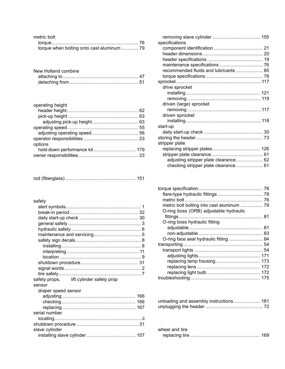 MacDon PW8 Pick-Up Header User Manual | Page 193 / 196