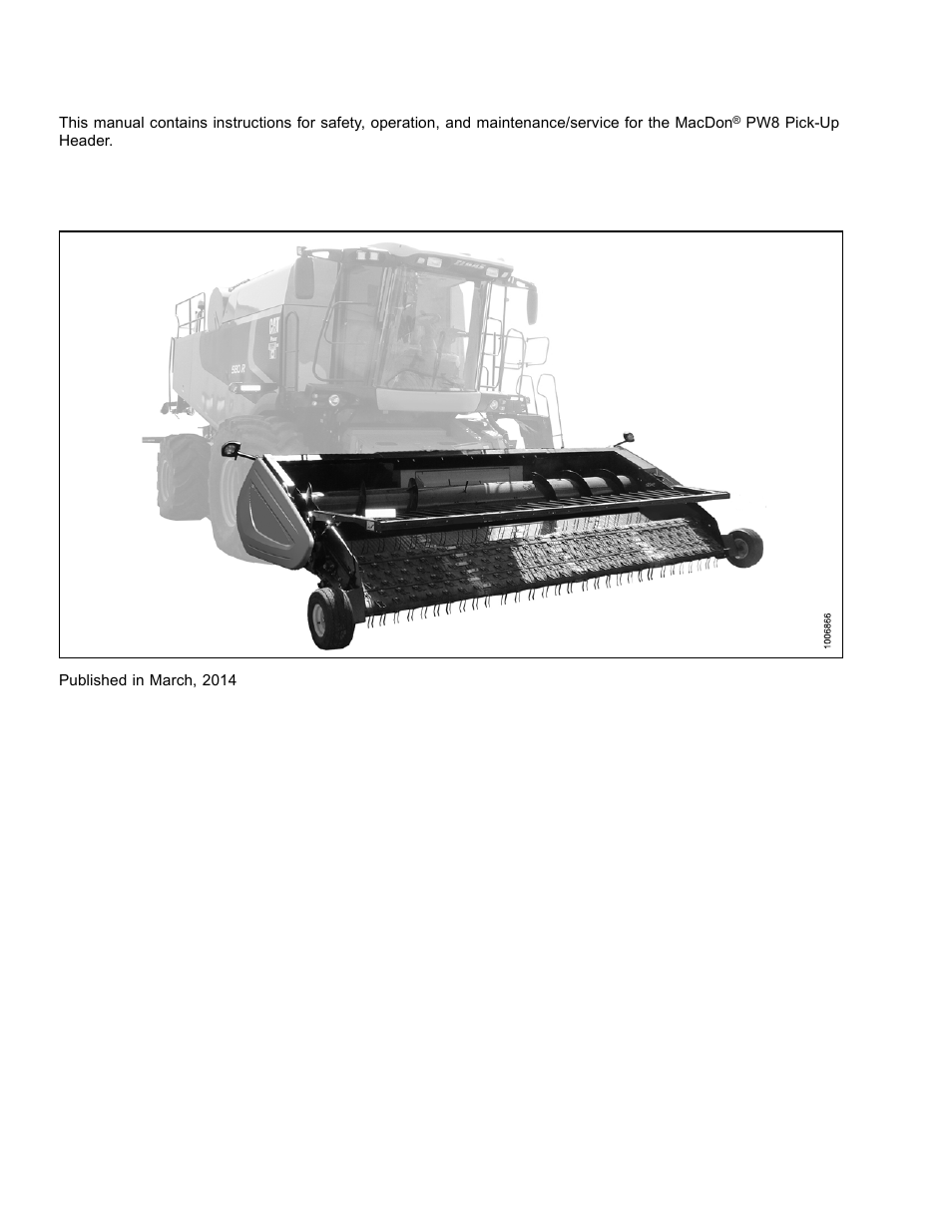 MacDon PW8 Pick-Up Header User Manual | Page 2 / 196