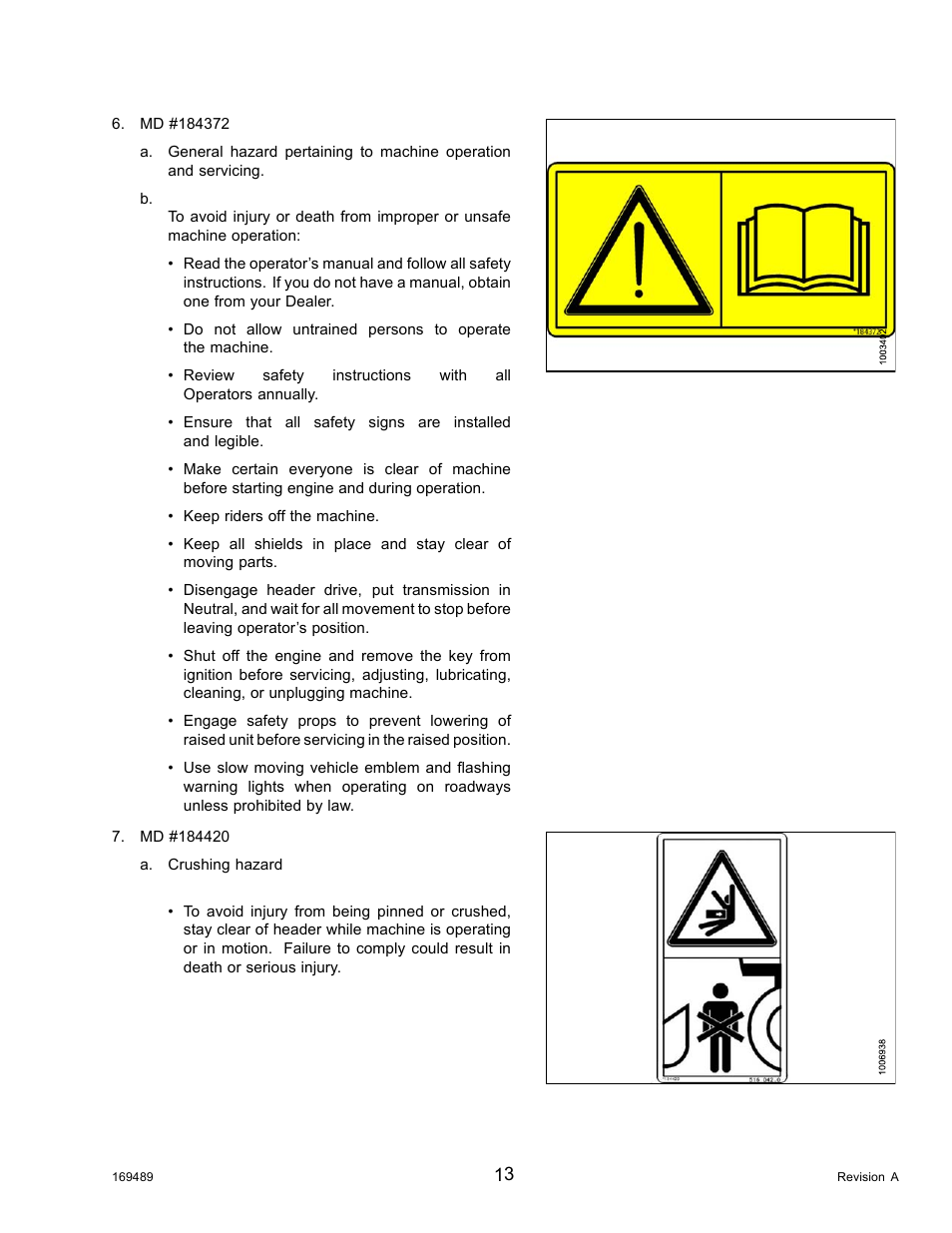 MacDon PW8 Pick-Up Header User Manual | Page 21 / 196