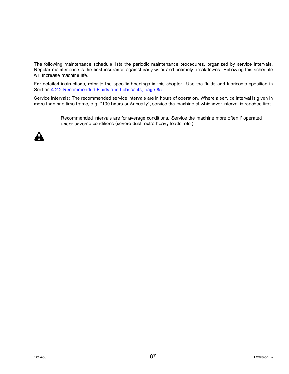 3maintenance requirements, 1maintenance schedule, Maintenance requirements | Maintenance schedule, 3 maintenance requirements, 1 maintenance schedule, Caution | MacDon PW8 Pick-Up Header User Manual | Page 95 / 196