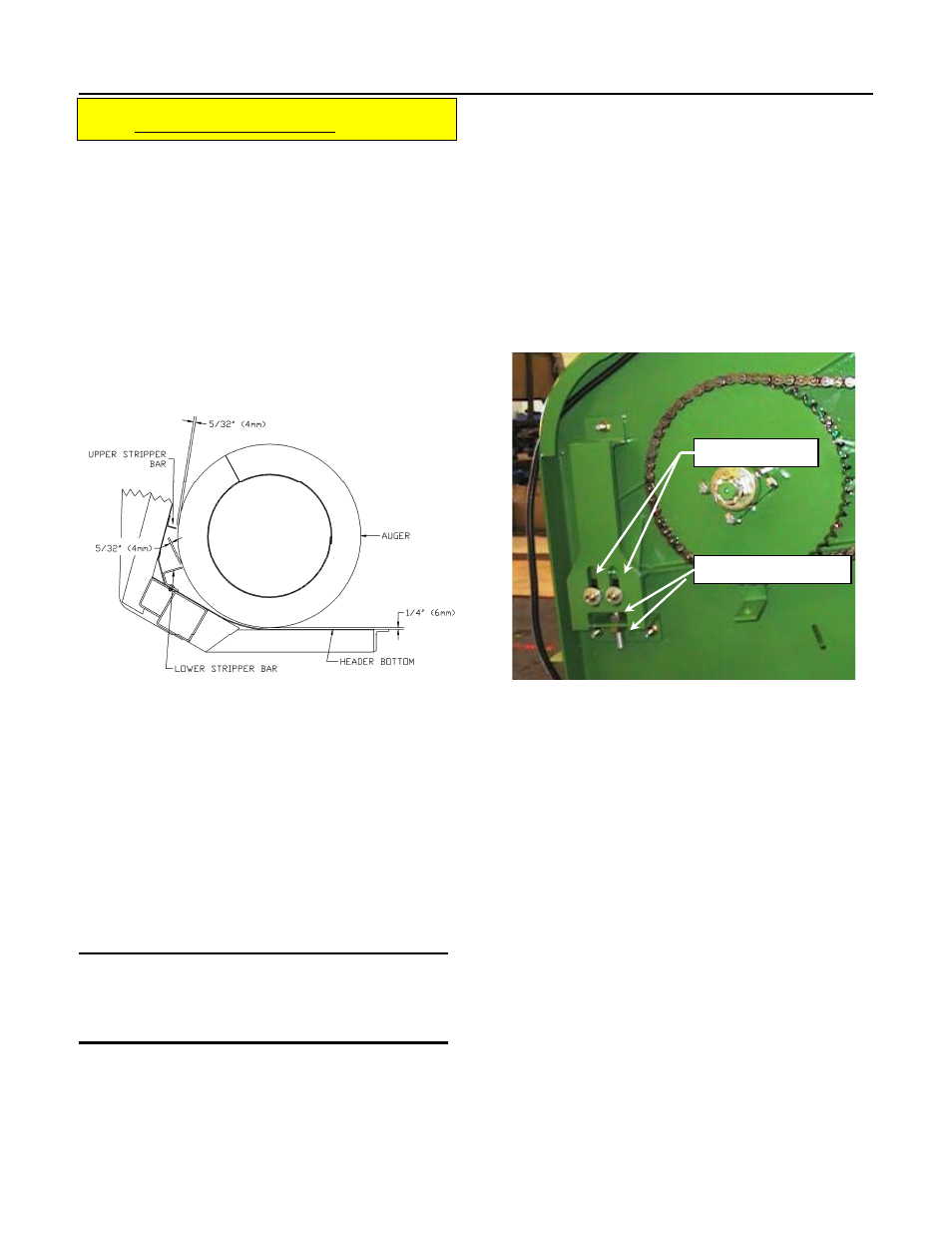 Attention | MacDon PW7 Pick-Up Header User Manual | Page 37 / 91