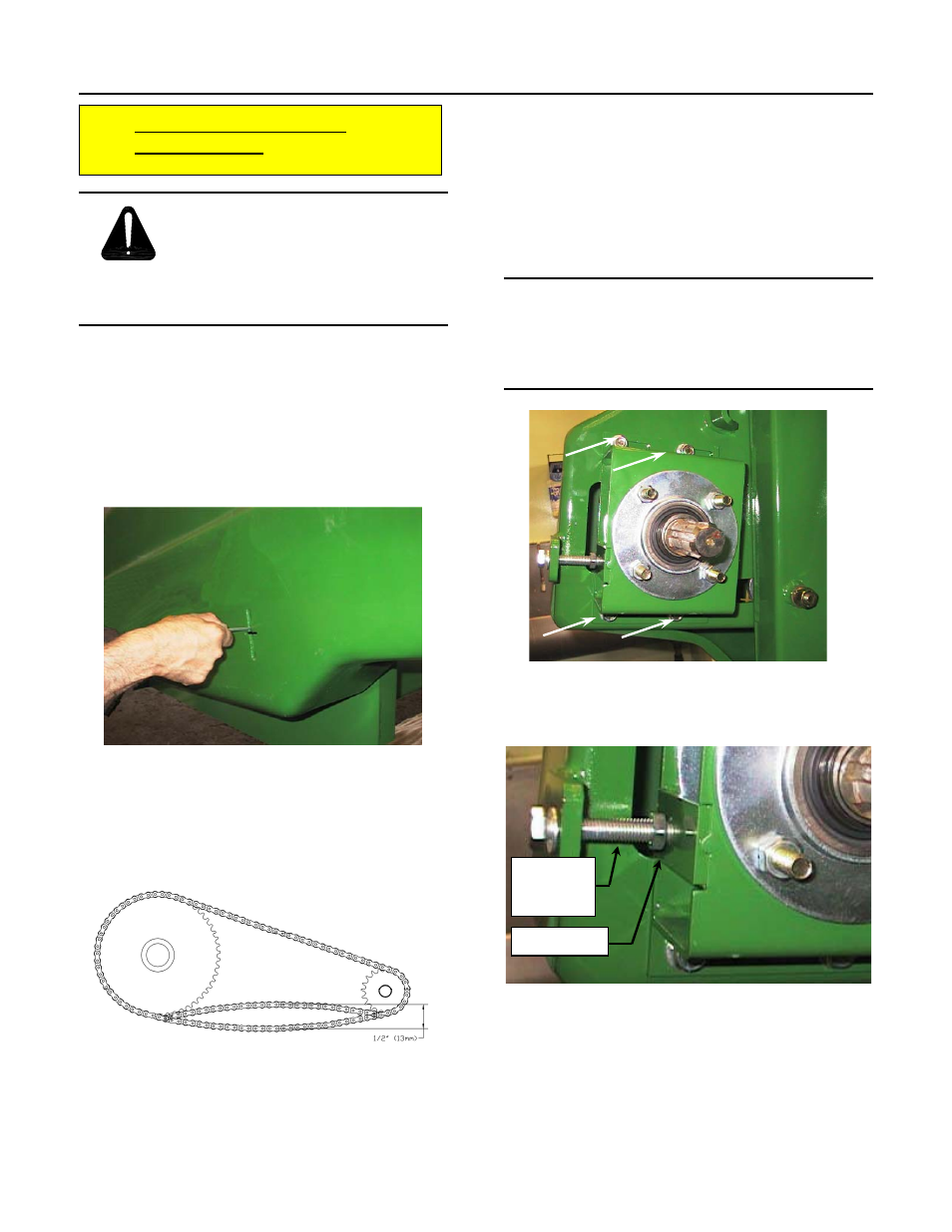 Danger, Attention | MacDon PW7 Pick-Up Header User Manual | Page 39 / 91