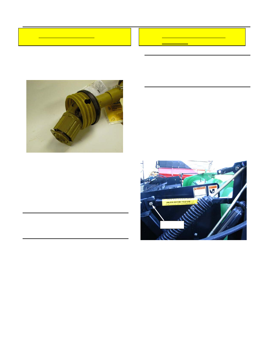 Attention | MacDon PW7 Pick-Up Header User Manual | Page 44 / 91