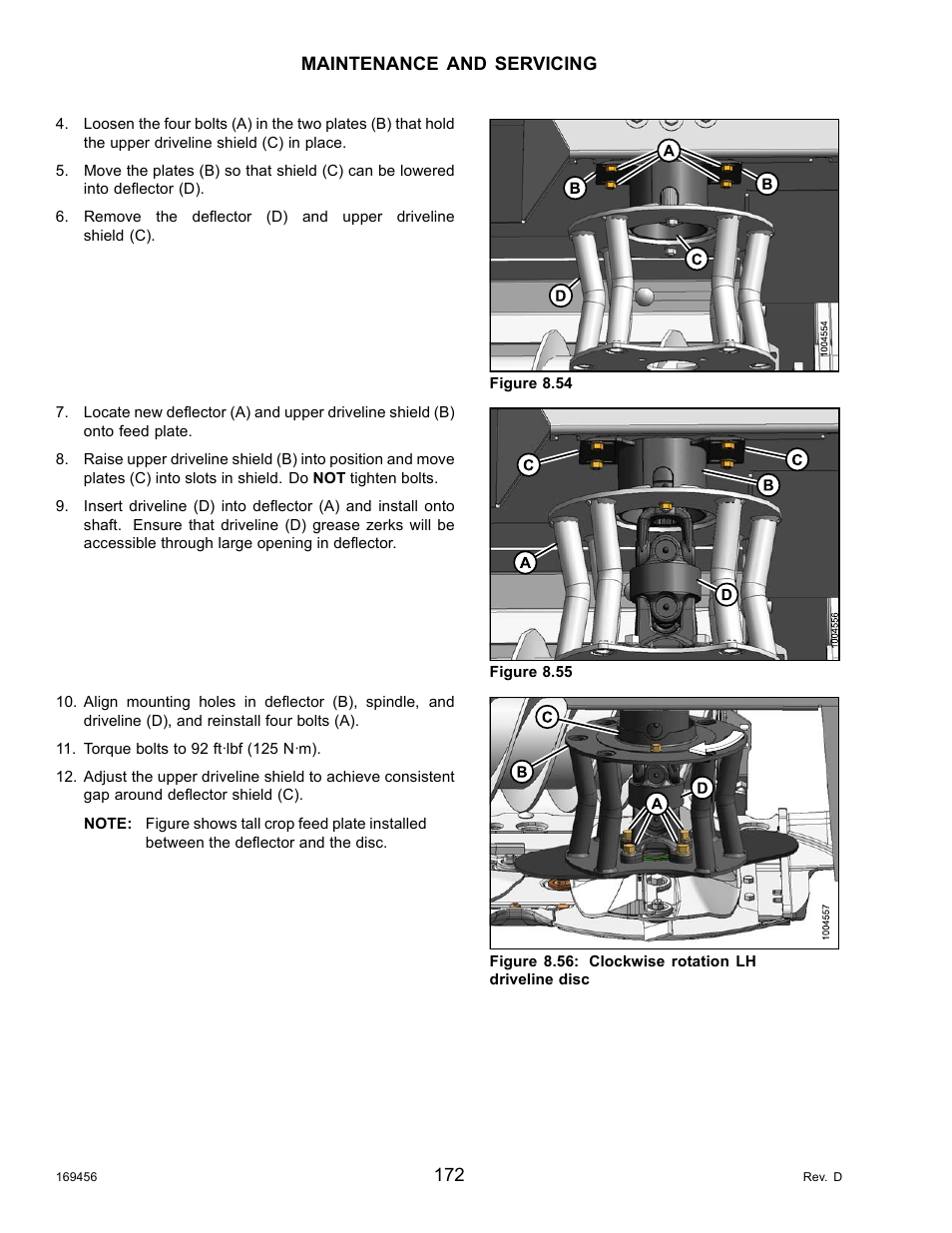 MacDon R85 Rotary Disc 16 Foot Pull-Type User Manual | Page 182 / 244