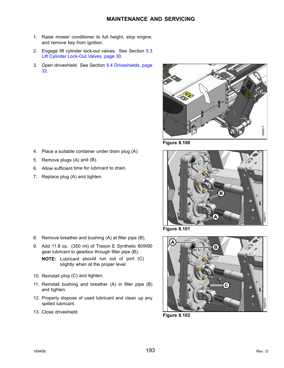 MacDon R85 Rotary Disc 16 Foot Pull-Type User Manual | Page 203 / 244
