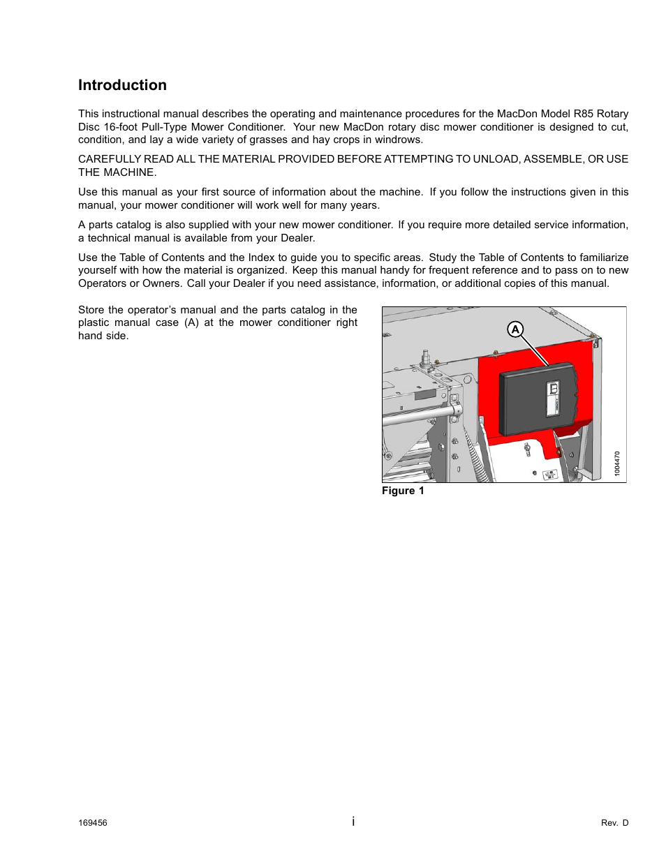 Introduction | MacDon R85 Rotary Disc 16 Foot Pull-Type User Manual | Page 3 / 244