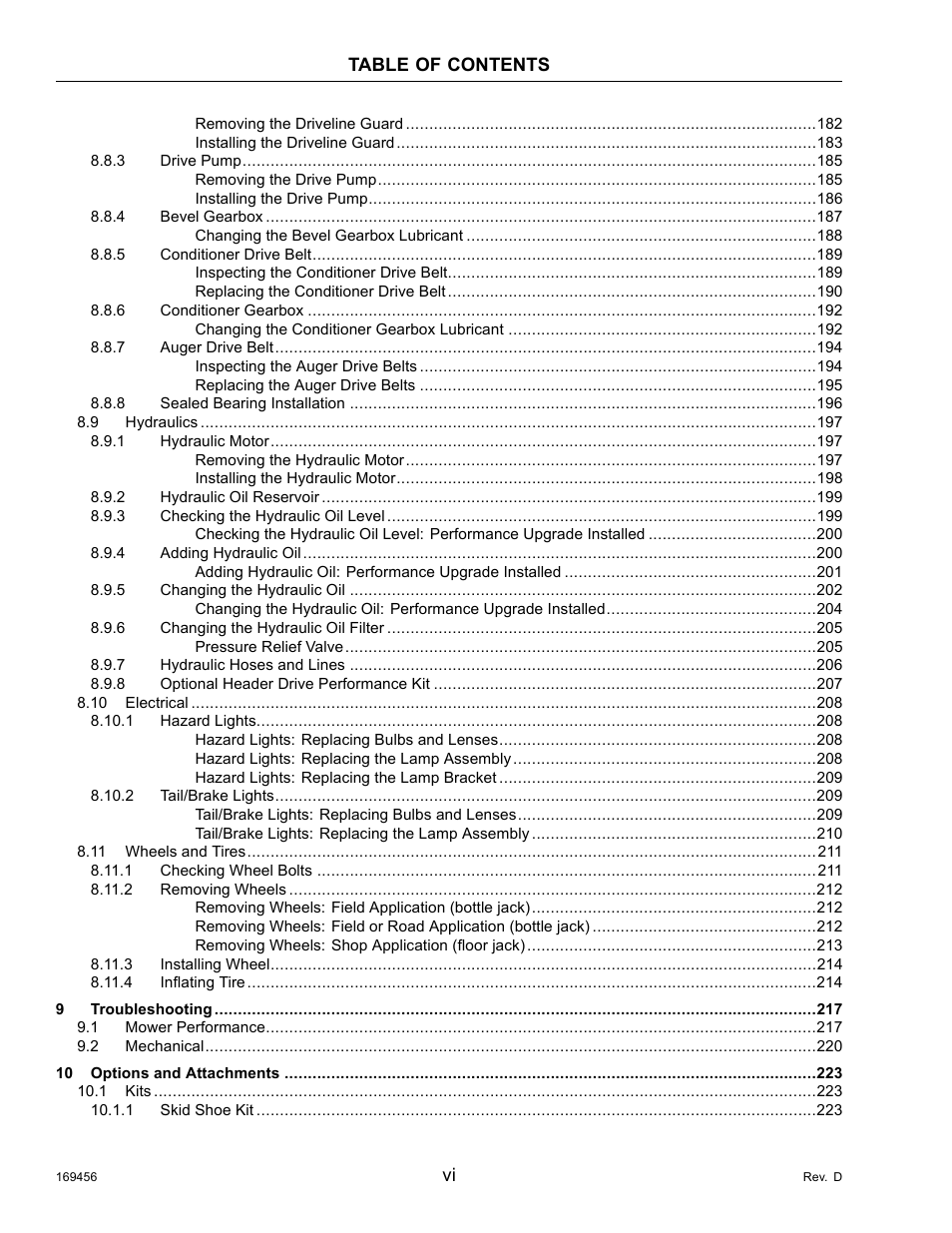 MacDon R85 Rotary Disc 16 Foot Pull-Type User Manual | Page 8 / 244
