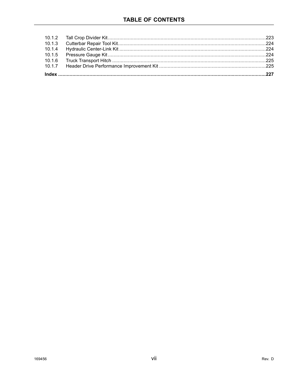 MacDon R85 Rotary Disc 16 Foot Pull-Type User Manual | Page 9 / 244