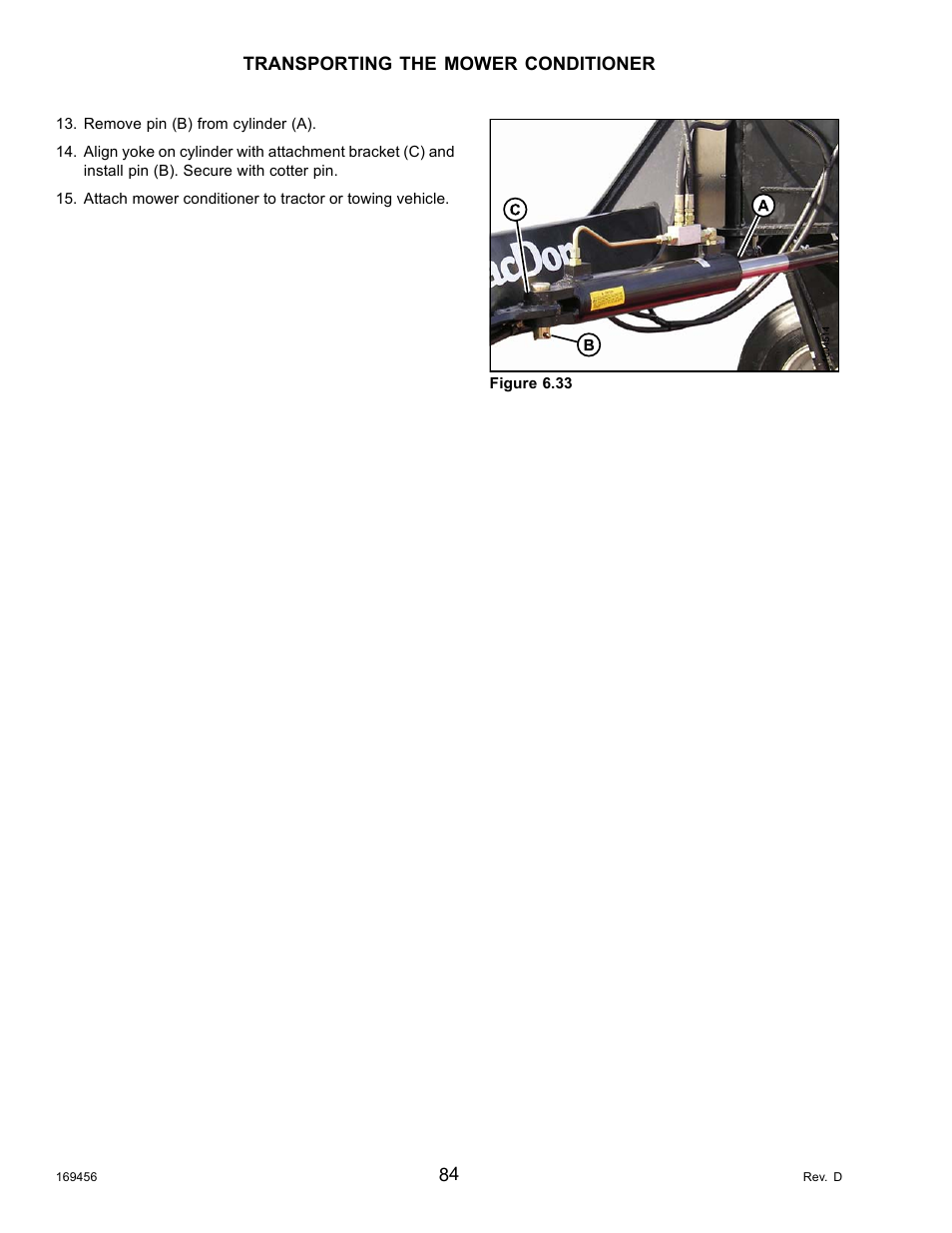 MacDon R85 Rotary Disc 16 Foot Pull-Type User Manual | Page 94 / 244