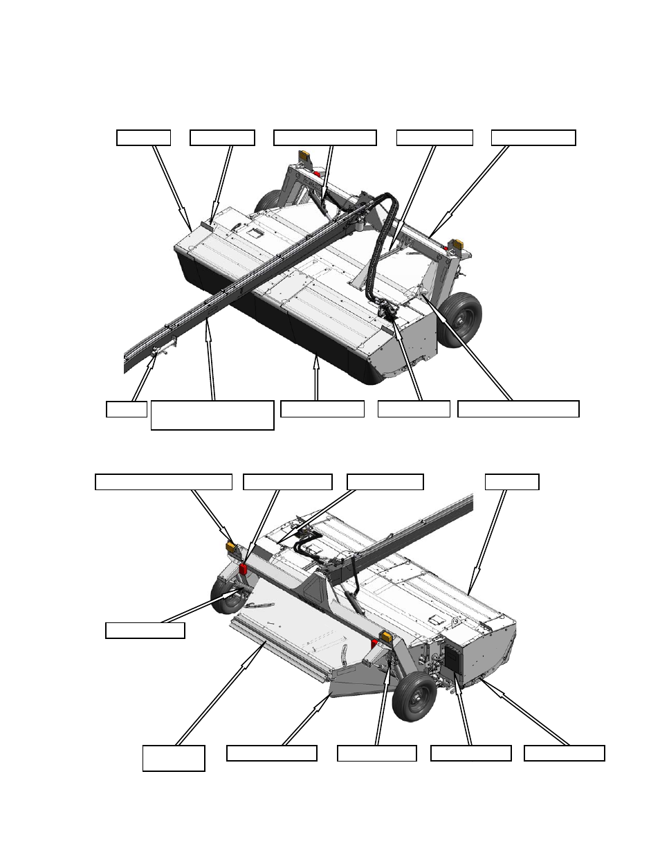 4 component identification, General | MacDon R85 Rotary Disc 13 Foot User Manual | Page 19 / 123