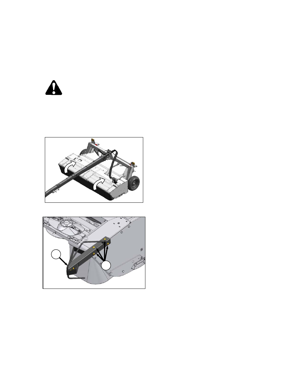 Danger | MacDon R85 Rotary Disc 13 Foot User Manual | Page 61 / 123