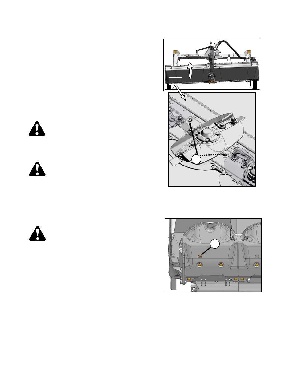 Danger, Caution | MacDon R85 Rotary Disc 13 Foot User Manual | Page 82 / 123