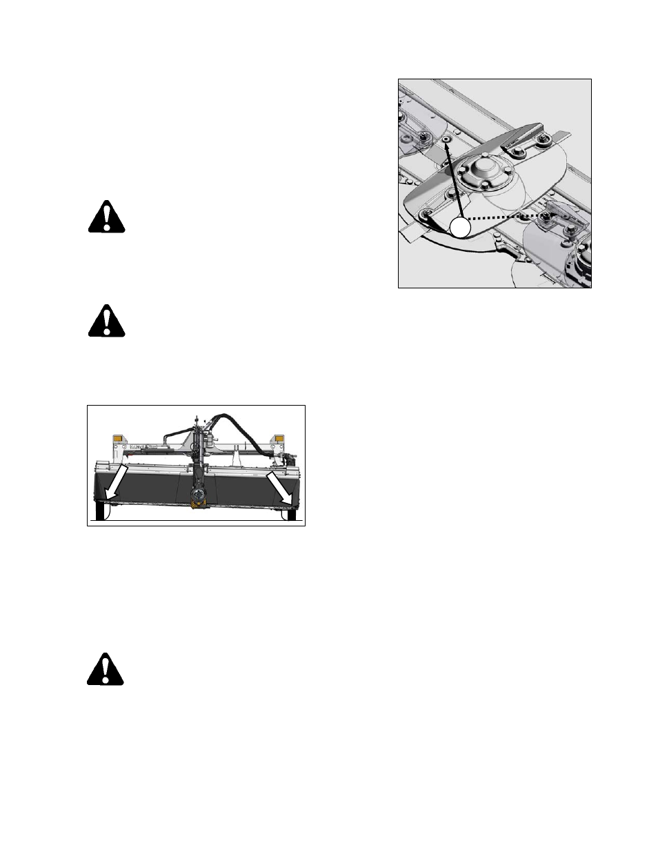 Danger, Caution | MacDon R85 Rotary Disc 13 Foot User Manual | Page 83 / 123