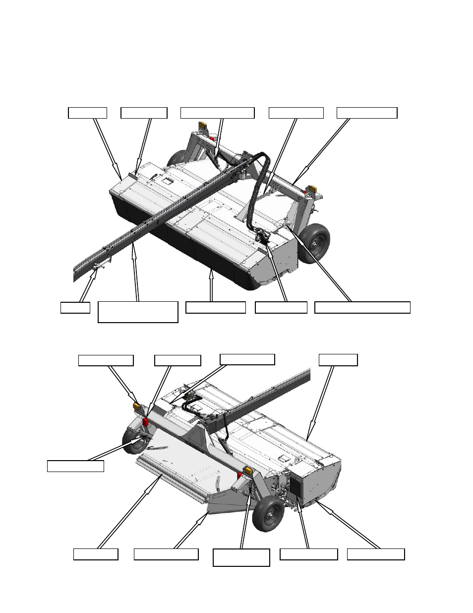 4 component identification, General | MacDon R85 Rotary Disc 13 Foot Pull-Type User Manual | Page 14 / 103