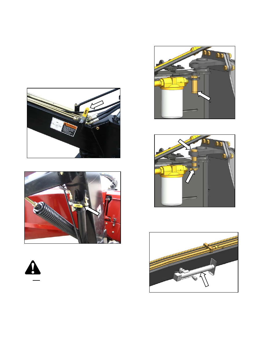 Warning | MacDon R85 Rotary Disc 13 Foot Pull-Type User Manual | Page 36 / 103