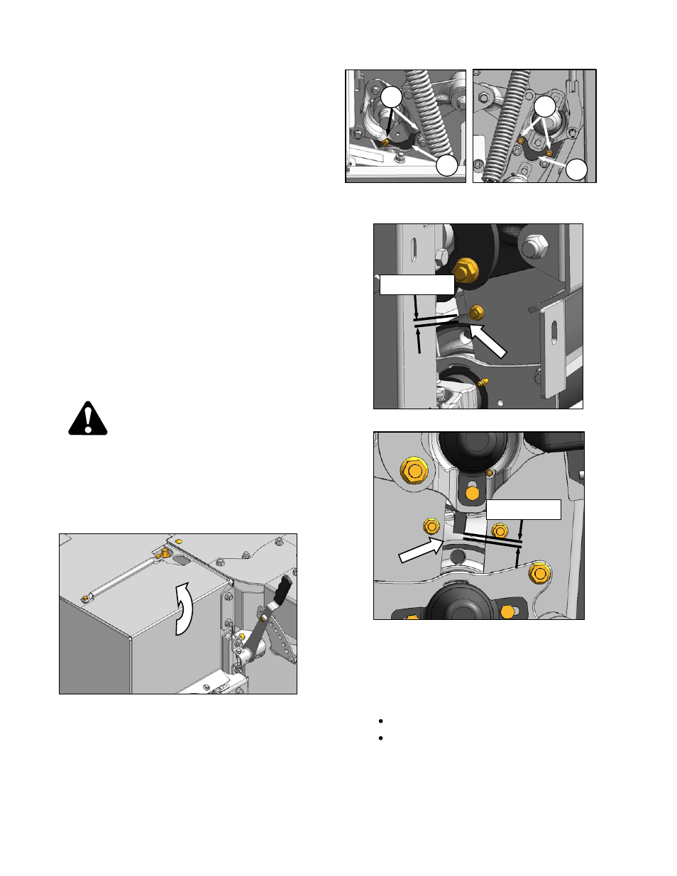 Danger | MacDon R85 Rotary Disc 13 Foot Pull-Type User Manual | Page 44 / 103