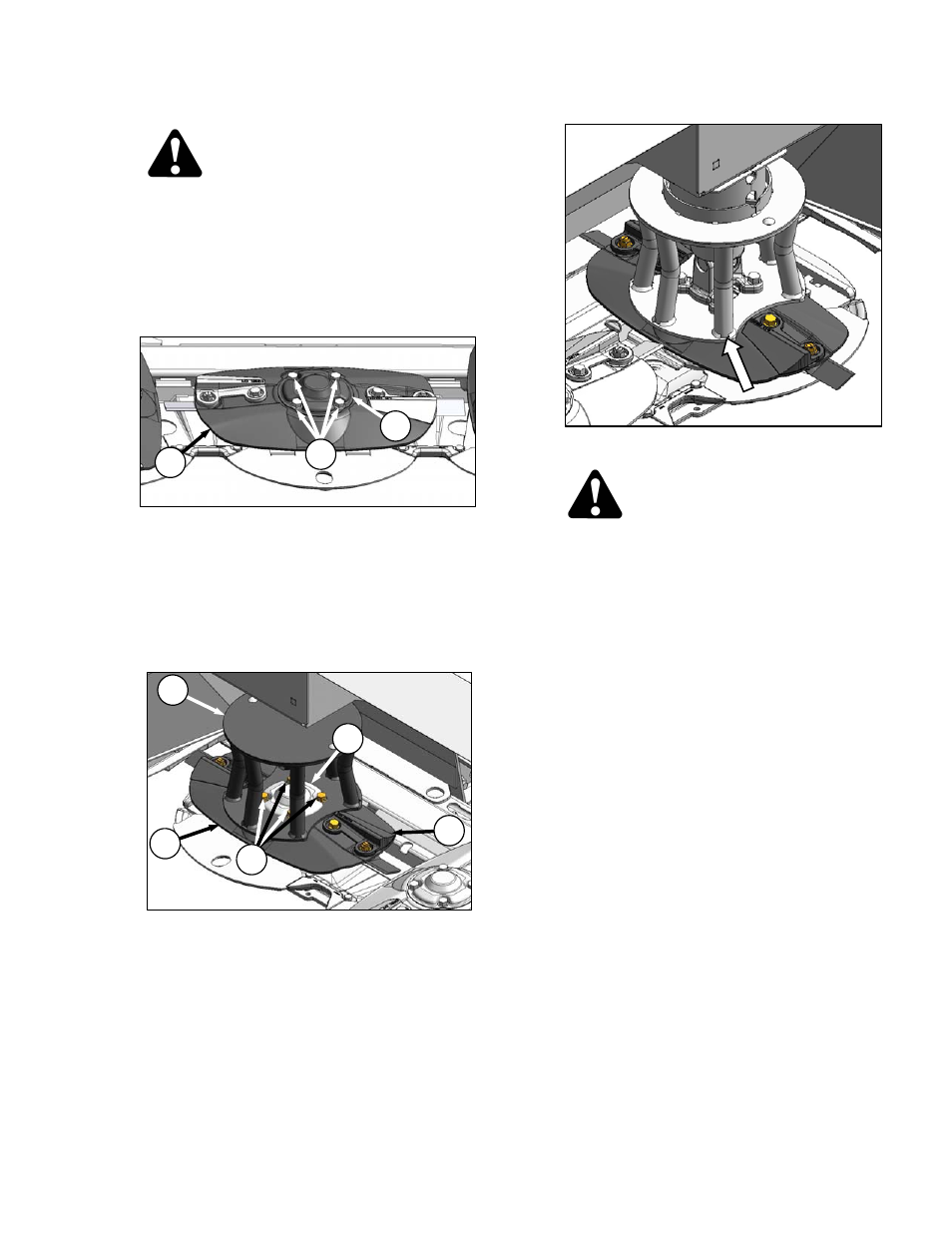 Caution, Warning | MacDon R85 Rotary Disc 13 Foot Pull-Type User Manual | Page 71 / 103